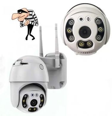 Вулична поворотна IP-камера відеоспостереження Camera Cad N3 360/90 IP66, камера зовнішнього спостереження для дому Функція запису звук День/ніч