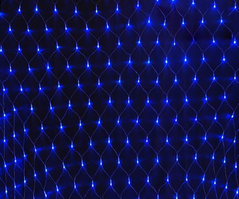 Новорічна гірлянда Сітка Синя 2x2 м 180 діодів, світлодіодна гірлянда Xmas 180P B