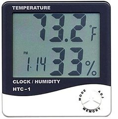 Домашня метеостанція HTC-1, цифрові термометри, цифрова метеостанція