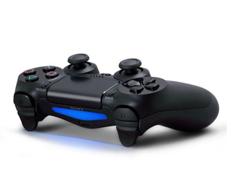 Бездротові джойстики для приставки PS4, геймпад плейстейшен bluetooth з подвійною вібрацією, джойстик Wireless Controller Black, Чорний