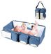 Дорожная походная сумка с детской кроваткой Baby Bed and Travel Bag 3 в 1, кровать трансформер для младенцев, переносная люлька, сумка кровать