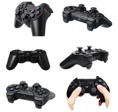 Бездротові bluetooth джойстики PS3 для Sony PlayStation, геймпад акумуляторний джойстик, колір Чорний, Чорний
