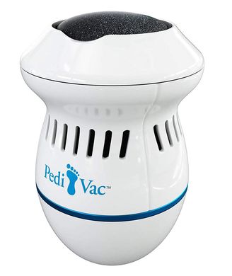 Електрична пемза для ніг Pedi Vac акумуляторна, машинка для видалення натоптишів, скребок-пилка для п'ят, Білий