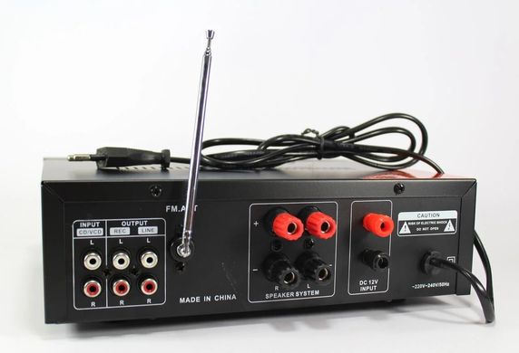 Підсилювач звуку AMP 339 Звуковий підсилювач, Черный