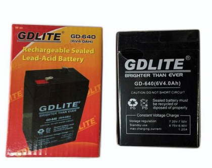 Аккумулятор батарея GDLITE 6V 4.0Ah GD-640