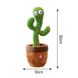 Великий танцюючий кактус музичний співаючий 120 пісень Dancing Cactus 32 см