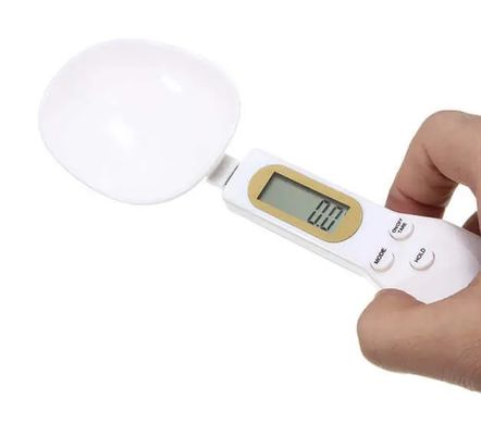 Электронная мерная ложка весы до 500г. Точность 0,1 гр Spoon Scale, Белый