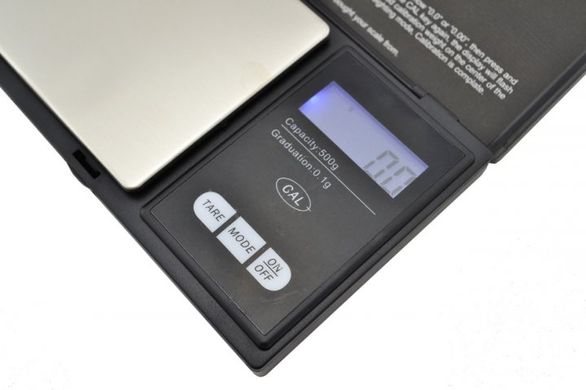 Ваги ювелірні електронні ACS MH016 до 500 гр, точність до 0,01 гр, Чорний
