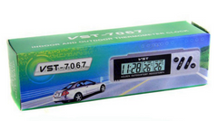 Автомобильные часы с выносным термометром VST 7067 TDN