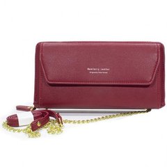 Жіночий клатч гаманець Wallerry червоний 5509, Червоний