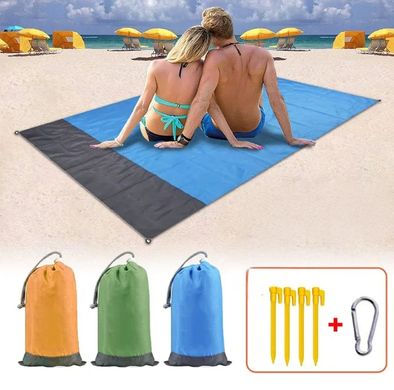 Большая водонепроницаемая пляжная подстилка анти-песок 210*200, пляжное одеяло, одеяло для пикника, плед для пикника антипесок, Разные цвета