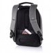 Міський рюкзак Антизлодій Bobby під ноутбук 15,6" сірий, Універсальний рюкзак Боббі для ноутбука 45х30х16,5 см, сірий