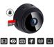 Беспроводная мини камера IP A9 с WiFi и датчиком движения FullHD 1080 с ночным виденьем, Черный