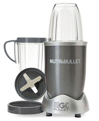 NutriBullet (Нутрібулет) – Кухонний процесор – блендер. Харчовий екстрактор, Сріблястий