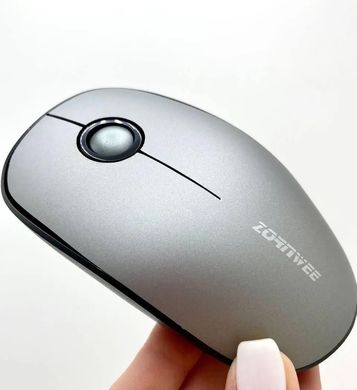 Эргономичная портативная с аккумулятором Компьютерная Мышка Беспроводной ZONWEE W150 Bluetooth USB с лазерным сенсором для правшей и левшей для работы с домашним компьютером или в офисе для ПК и ноутбука