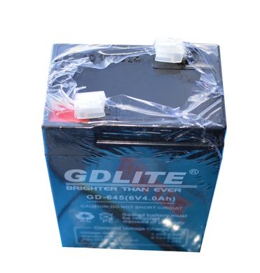 Акумулятор батарея GDLITE 6V 4.0 Ah GD-640 Безперебійне живлення