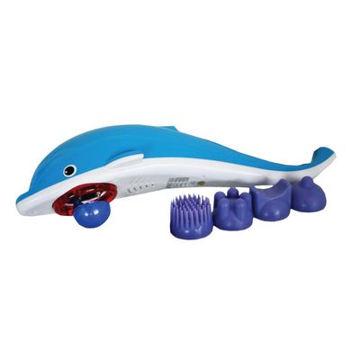 Ручний масажер Дельфін, масажер для тіла Dolphin, вібромасажер для схуднення, масажер для шиї
