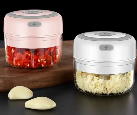Кухонный портативный электрический измельчитель блендер Release hands one click garlic USB пищевой мини чоппер, для измельчения чеснока, имбиря, овощей, фарша орехов, для смешивания продуктов, детского питания, напитков и смузи
