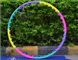 Спортивный массажный обруч Хула Хуп hula hoop 8 секций, Разные цвета