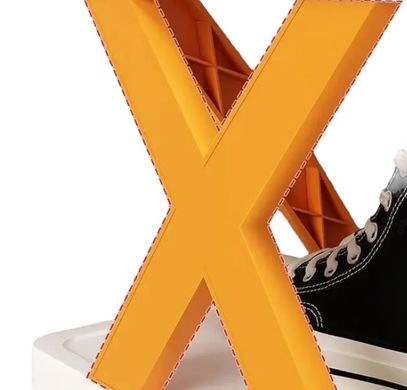Вертикальная складная полка - органайзер для обуви X-Shaped на 6 ярусов, Напольная Сборная Съемная стойка – трансформер с полками, многофункциональны многоярусный шкаф для хранения различных предметов, для ванной,коридора,комнаты