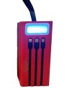 Універсальна потужна портативна мобільна батарея Power Bank 50000 mAh Fast Changer, практичний переносний зовнішній акумулятор для заряджання, багаторазове живлення ваших пристроїв, 3 кабелі заряджання