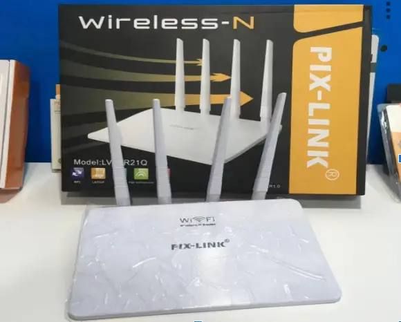 Високошвидкісний Wi-Fi Маршрутизатор (роутер) PIX-LINK LV-WR21Q 2.4 ГГц Білий 300 Мбіт/с, блискавична швидкість інтернету, 4 антени для потужного та швидкого сигналу, широке покриття, надійне та стабільне з'єднання