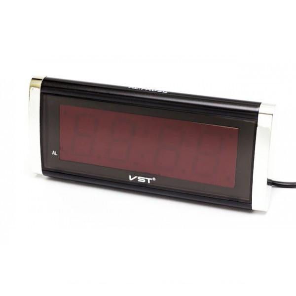 Електронний годинник з будильником vst 730 green