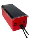 Універсальна потужна портативна мобільна батарея Power Bank 50000 mAh Fast Changer, практичний переносний зовнішній акумулятор для заряджання, багаторазове живлення ваших пристроїв, 3 кабелі заряджання