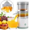 Акумуляторна портативна соковижималка для цитрусових Citrus juicer YZJ-001 з USB-C, соковижималка для фруктів і овочів з USB-зарядкою