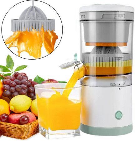 Акумуляторна портативна соковижималка для цитрусових Citrus juicer YZJ-001 з USB-C, соковижималка для фруктів і овочів з USB-зарядкою