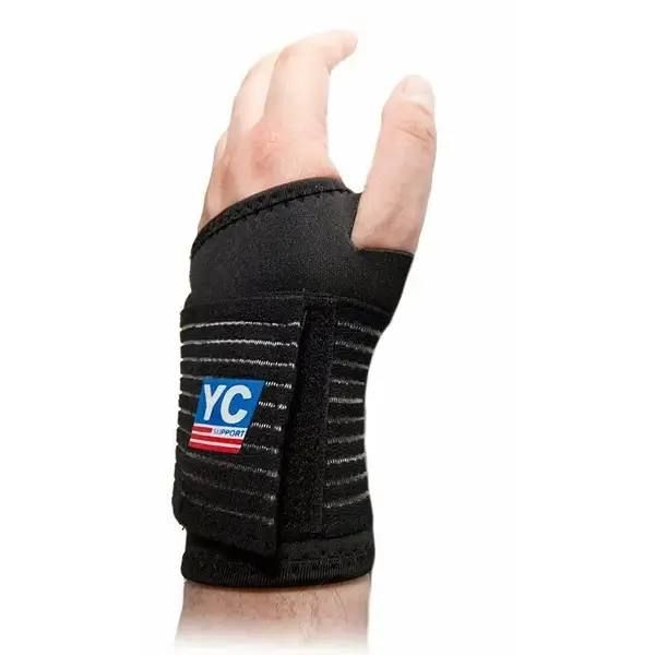 Бандаж на зап'ястя SF SUPPORT WRIST WRAP, напульсник на руку, Спортивний Фіксатор променезап'ясткового суглоба на липучці, компресійний бандаж, Еластична пов'язка, що фіксує руку, захищає та рятує м'язи від надривів та розтягувань