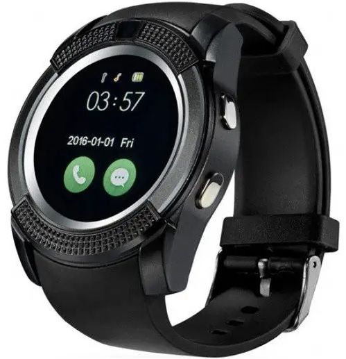 Розумний смарт-годинник Smart watch V8 Black