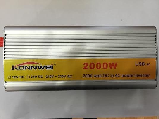 Інвертор напруги, перетворювач 24/220V - 2000W