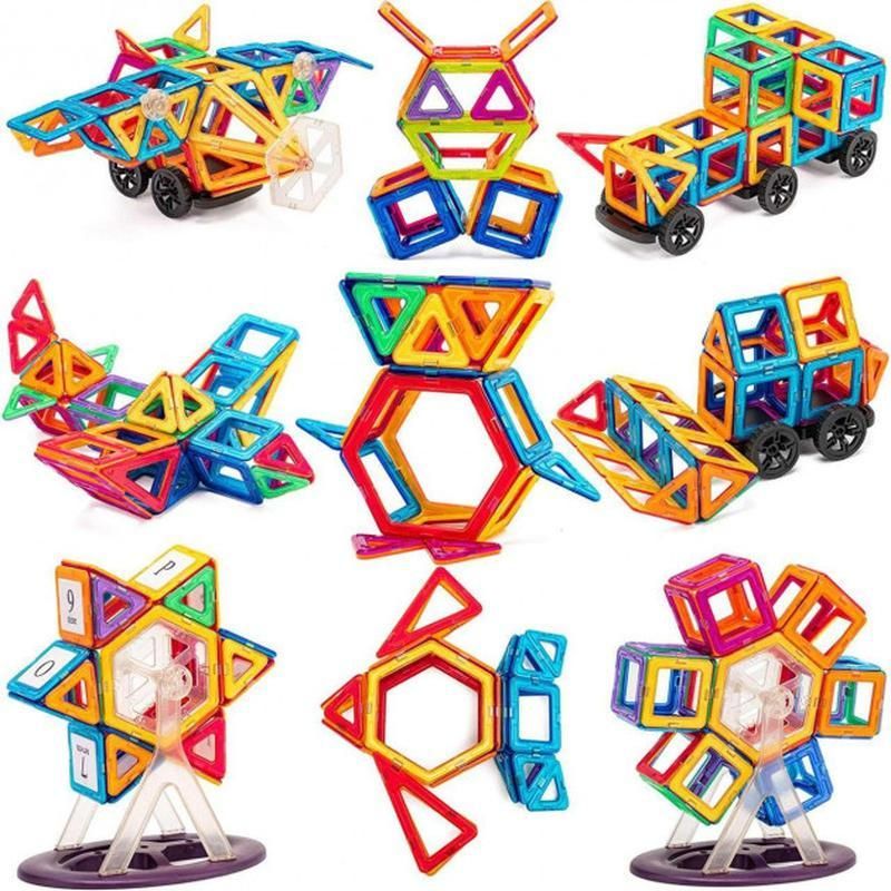 Детский магнитный 3D конструктор Magical Magnet 40 деталей